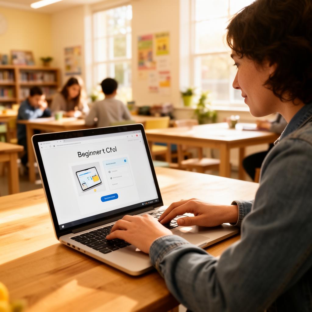 Beginner technology education and simple webpage planning